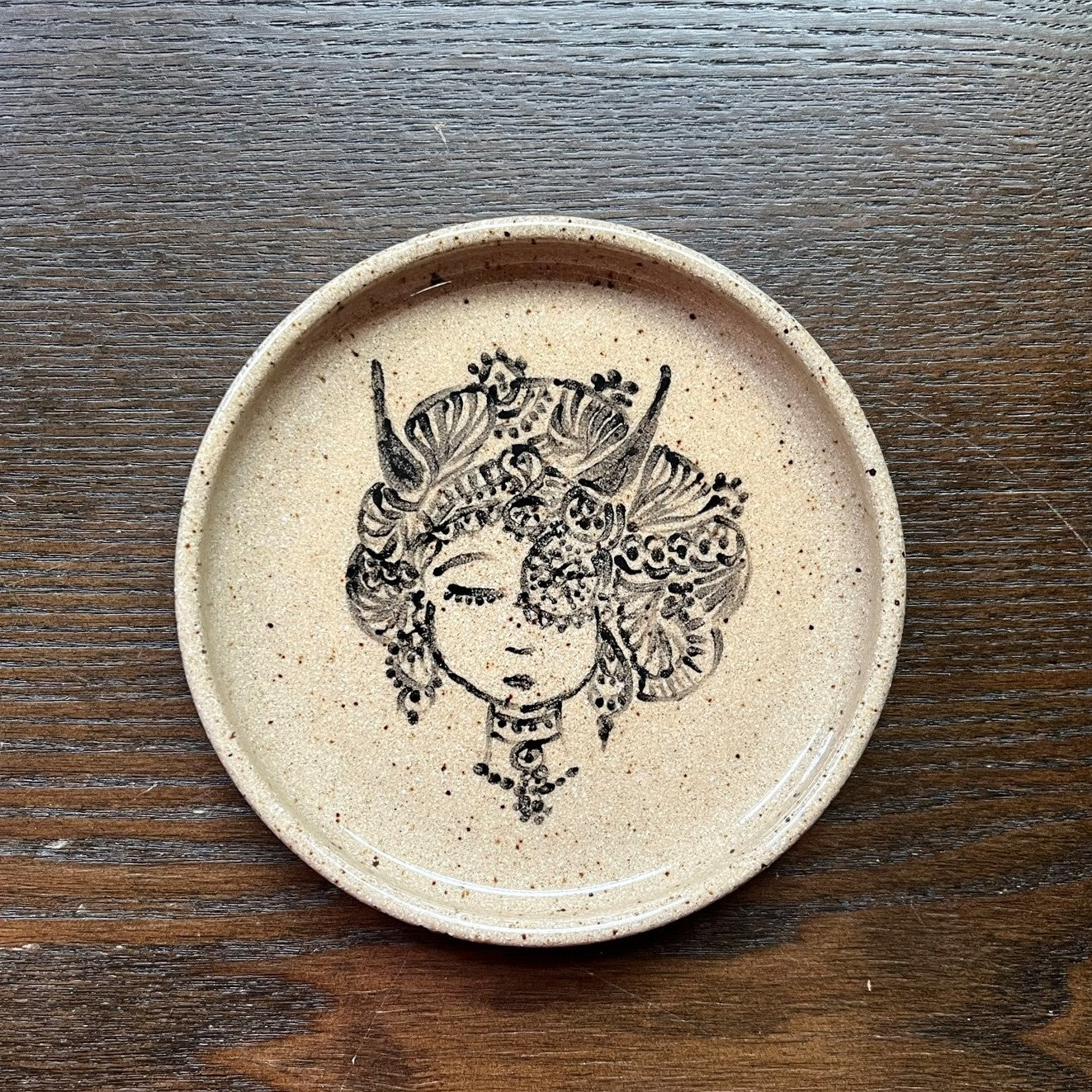 Shinge Shahi (ii) - Ceramic Dish (4.5 in)