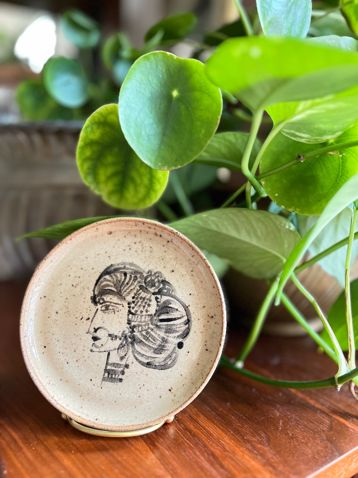 Rajkumari (i) - Ceramic Dish (4.5 in)