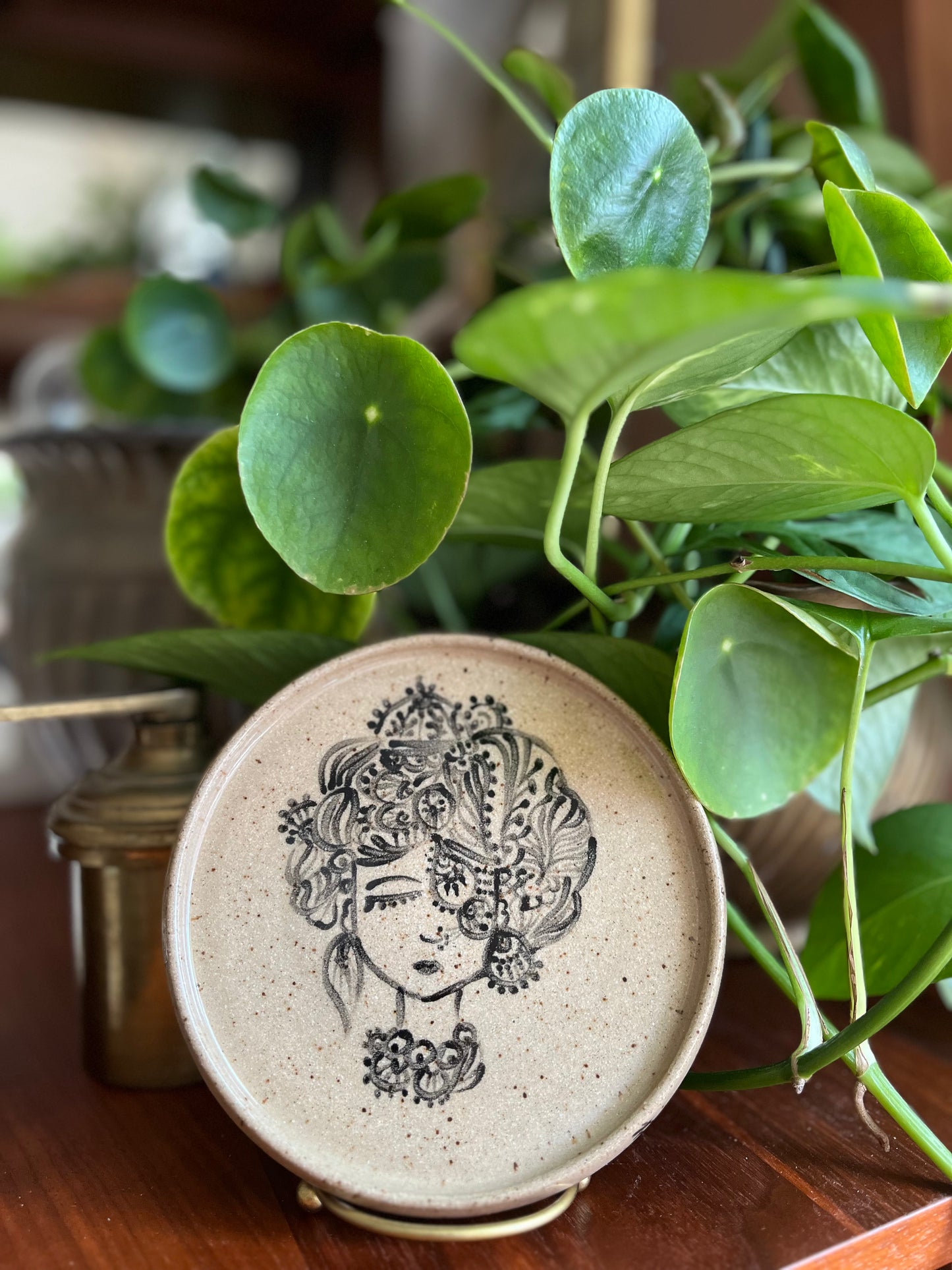 Dhrishti (i) - Ceramic Dish (5.5 in)