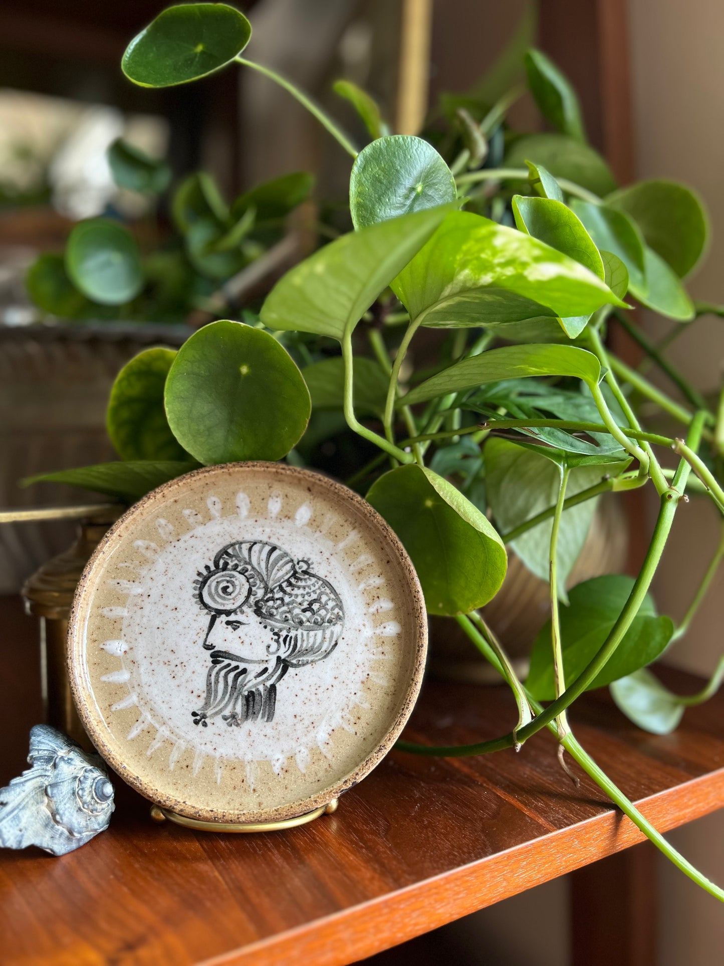 Samrat (iii) - Ceramic Dish (5 in)