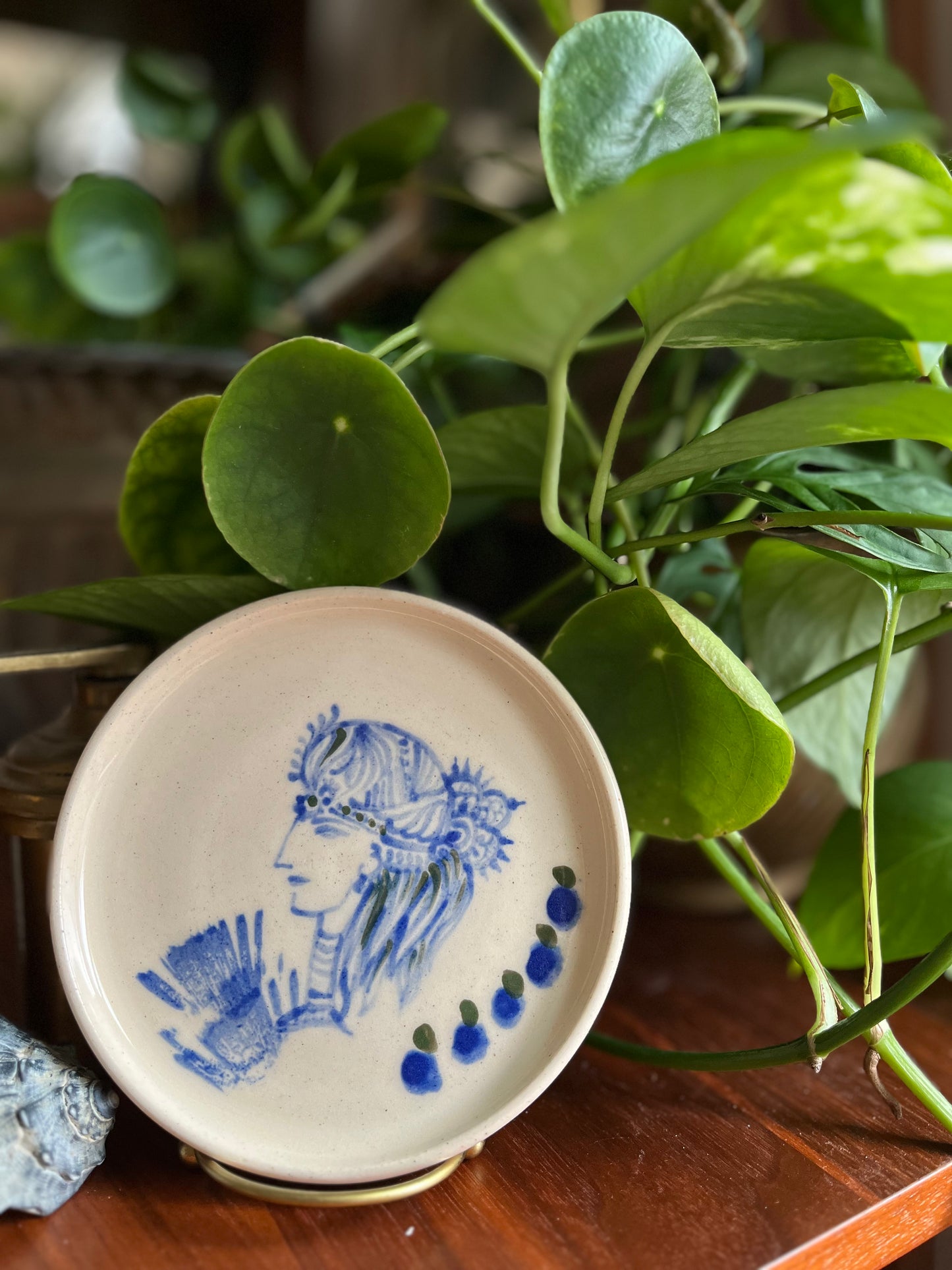Rangeen (i) - Ceramic Dish (5 in)
