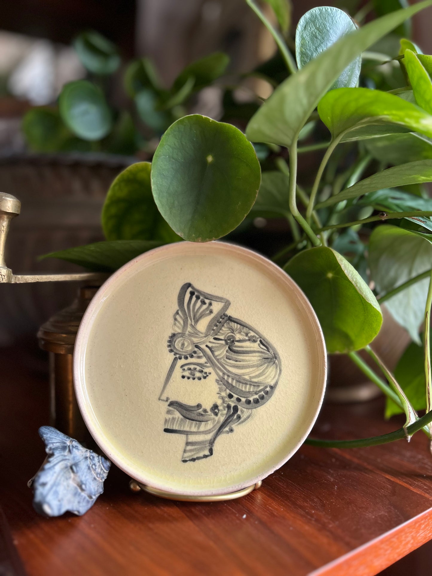 Rangeen (ii) - Ceramic Dish (5 in)